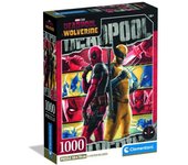 Clementoni - Puzzle Adulto 1000 Piezas Marvel Deadpool Compact Box (37050)