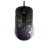 Ratón para juegos, con cable, óptico defender gm-620l shepard 12800dpi 7p retroiluminado