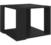 vidaXL Mesa de centro de madera contrachapada 40x40x30 cm Blanco, Negro, Roble Sonoma Mesita de Salón o Comedor o Auxiliar Mesa de Café Meuble Salón