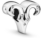 Pandora Moments Plata esterlina de las mujeres Sparkling Aries Charm Zodiac, con regalo original Caja de.