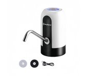 Dispensador de agua, dispensador eléctrico con batería de 1200 mAh, bomba de grifo de agua, ble eléctrico con 2 adoptadores para botellas y botellas de 5, 8, 10, 13 y 20 litros
