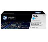 HP - Cartucho de tóner original LaserJet 305A cian CE411A
