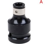 1Pc  1/2" Square to 1/4" hex ratchet socket adapter drive converter impact tool