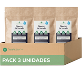 PLANETA HUERTO | Pack 3x Nueces de Lavado 700g Detergente Ecológico 100% Natural y Biodegradable | 180 Lavados por Bolsa | Ideal para Bebés y Personas con Alergias