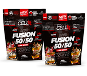 Proteina + Carbohidratos- Pack x2 uds. Fusion Protein Core 50/50 - Procell Sport -1,8 kg total - Proteína Multifuente y Carbohidratos para Recuperación y Energía