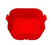 Bandeja de Silicona para Freidora de Aire Reutilizable para Horno - Accesorios de Revestimiento - Pizza - Chicken Frito