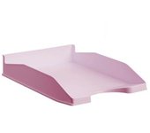 Bandeja ecogreen 100% reciclado y reciclable apilable rosa pastel 345x255x60 mm archivo 2000 742 rs ps