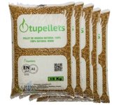 Suinga Pellet de Madera Natural 75 Kg para Calefacción - Certificado EN PLUS A1