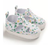 Summer Newborn Baby Boys Girls Fashion Summer Soft Crib Shoes First Walker Infant Anti Slip Sandals Shoes Soft Sole 0-18Months