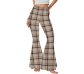 [You're My Secret] Y2k High Waisted Flare Pants Wide Leg Women Trousers Elastic Casual Streetwear Patchwork Sweatpants Bottoms