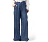Más allá-Pantalones Palazzo Vaqueros de Tencel
