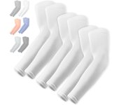 Mangas para Brazos con Protección solar UV, Mangas para Brazos de compresión fredante, Mangas para Brazos y UV para helbres y Mujeres, rectas sin