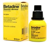 Povidona Iodada. Betadine100 mg/ml solución cutánea 50ml