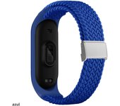 Bracelet for Mi band 7 Strap Elastic adjustable metal Nylon Braided Miband4 miband 5 correa pulseira for xiaomi Mi band 4 3 5 6