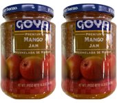 2 BOTE DE MERMELADA DE MANGO SABOR DULCE JUGOSO 420G. GOYA. ALTA CALIDAD DOMINICAN REPUBLIC