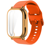 22mm Silicone Strap With Case For Xiaomi Redmi Watch 5 Active Lite Smart Watch Wrist Band And Case For Redmi Watch 5 Active Lite