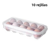 10/18/34 Grids Kitchen Handheld Egg Carton Refrigerator Egg Organizer Household Egg Storage Tray Fresh Box