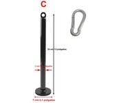Fitness Loading Pin Pulley Cable System Attachment Dumbbell Rack Home Gym Workout Strength Training Weight Lifting Exercises