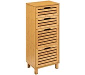Mueble de bambú con 4 cajones Sicela / Mueble de baño