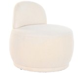 SILLON POLIESTER 66X66X66 BORREGUITO BLANCO FIJALO MB199964