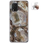 Tumundosmartphone Funda Gel Tpu para Xiaomi Mi 10 Lite diseño Mármol 14 Dibujos