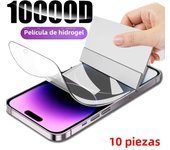 10PCS 10000D Full Cover Hydrogel Film For iPhone14 11 12 13 Pro Max 7 8 14 Plus Screen Protector For iPhone 13 12 Mini 15 X XR