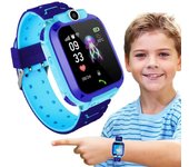 Reloj inteligente para Niños, SOS, GPS, rastreador de ubicación, voz, llamada, Chat, Cámara