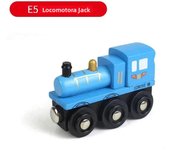 Magnetic Wood Train Toys Wooden Train Accessories Anime James Locomotive Model Car Toy for All Brands Tracks Kid Christmas Gifts