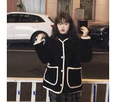 Women Autumn Winter Warm Teddy Coat Berber Fleece Round Collar Short Jacket Plush Outerwear Female Fashion Streetwear Clothes