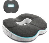 Cojín Antiescaras para Silla - Cojín Ortopédico en Forma de Donut, Eficaz para Aliviar Hemorroides, Próstata, Coxis, Ciática y Dolor de Espalda, Ideal para Oficina, Coche y Silla de Ruedas.