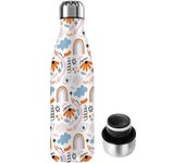 Botella Termo de Agua Térmica de Acero Inoxidable (+40 Colores) Reutilizable | Sin BPA | Mantiene 24H Frio https:/12H Calor | Termo y Hermética - Doble Pared al Vacío a Prueba de Fugas (KL500 KL750 002)