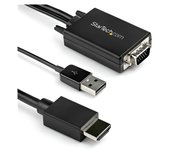 Startech.com Cable VGA a HDMI con Audio USB - 2m - 1920 X 1080