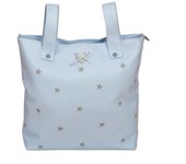 BOLSO PANERA BABYLINE DE LA COLECCIÓN DREAMS. 100% POLIPIEL CON ESTRELLITAS BORDADAS.