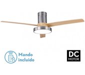 Ventilador de Techo FABRILAMP Pax 40W Níquel 32x139cm