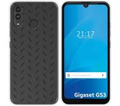 Funda Silicona para Gigaset GS3 diseño Metal Dibujos
