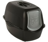 Rotho My Pet Bailey Eco Toilet Arenero para Gatos Negro
