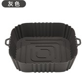 Air Fryer Silicone Basket Reusable Foldable Air Fryer Mold Liner Tray Fried Pizza Chicken Basket Oven Microwave Accessories