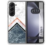 Funda Silicona para Samsung Galaxy Z Fold 5 5G diseño Mármol 05 Dibujos