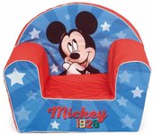 Arditex Sillón Infantil Mickey Mouse - Sofá Espuma para Niños - Cómodo Diseño Disney - 42 X 52 X 32 Cm