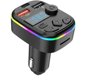 Dual USB FM Transmitter Support TF Card U Disk Car MP3 Player Type C Car Charger Cell Phone Charging Hands Free Wireless Car Kit