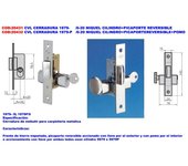Cvl cerradura 1979-p  -0-20 niquel cilindro+picaporte+pomo 57022