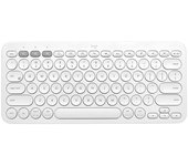 Teclado Inalámbrico Logitech K380 Multi-Dispositivos | Windows, Apple, Ios, Android, Chrome | QWERTZ Alemán | Blanco