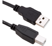 Cable USB negro A macho a USB B macho impresora de 3 m - BeMatik