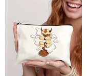 Avatar The Last Airbender Anime Appa YIP YIP Pattern Bag Set, Lightweight Large Capacity Tote Bag, Party Gift Handbag for Girls