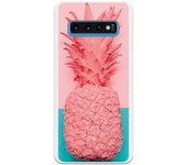 Funda compatible con Samsung Galaxy S10 - piña rosa