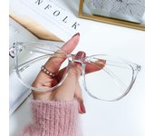 New Large Frame Anti Blue Light Eyeglass Frame Reading Glasses Fresh And Simple Style
