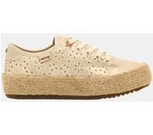 Alpargatas beige Mustang de mujer