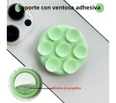 Grippopso Silicone Suction Cup Wall Stand Cellphone Holder Mount Tok Socket Suction Mobile Phone Case Holder Phone accessorie