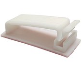 Cable Management, 10 Self-Adhesive Cable Clips for Cable Organizer for Ethernet Cables and Cable Management System for TV, PC, Laptop, Desk, Black