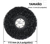 1Pcs 100/115/125mm Coral Disc Poly Strip Disc Grinder Strip Disc Angle Grinder Polishing Wheel for Paint Rust Removal Abrasive